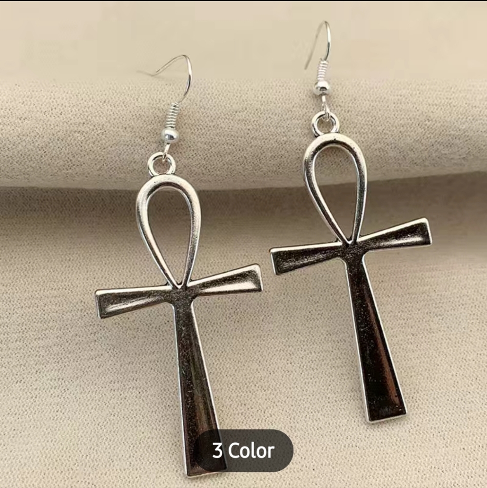 NWT Cross Earrings ✝️ - Picture 4 of 5